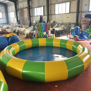 Tamaño de aduanas y piscina inflable de color 3m de diámetro piscina de agua redonda 60cm de altura juegos de parque acuático - Product Image 3
