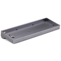 Coque de clavier d'ordinateur en aluminium anodisé personnalisé poli