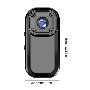 Caméra corporelle miniature HD 1080P portable avec écran, clip dorsal, enregistrement vidéo, caméra de poche WiFi, <span class=keywords><strong>VCR</strong></span>, grand angle de 140 degrés - Product Image 6
