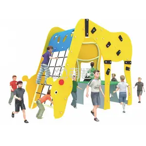Moetry PE Board Material Animal Theme Small Giraffe Climbing Playground Outdoor for Toddlers Daycare Backyard