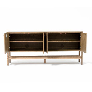 Luxury Contemporary Wooden <b>Sideboard</b> Cabinet with Drawers and Shelves Premium Storage Furniture for Home Hotel Restaurant Use - Product Image 5