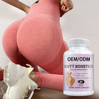 Compléments alimentaires à base de plantes pour augmenter les hanches et les fesses, capsules d'extrait de maca, hanches plus larges pour femmes, étiquettes privées OEM/ODM