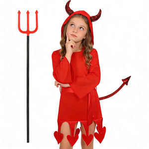 Disfraz <span class=keywords><strong>de</strong></span> Diablo para Niñas, Disfraz <span class=keywords><strong>de</strong></span> Halloween, Disfraz <span class=keywords><strong>de</strong></span> Cosplay Rojo, <span class=keywords><strong>Mono</strong></span> con Capucha, Vestido <span class=keywords><strong>de</strong></span> Demonio, Disfraz <span class=keywords><strong>de</strong></span> Muerte - Product Image 5