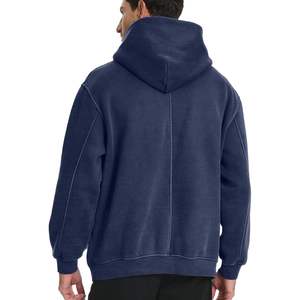 Sweat-shirt et sweat à capuche unisexe en polaire vintage pour hommes et femmes 2025 vêtements de sport surdimensionnés de style délavé à l'acide pour les couples - Product Image 3