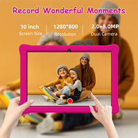 Nueva Tablet Educativa para Niños con Android 12.0, Rockchip Quad Core 1.5GHz, Pantalla IPS de 10 Pulgadas 2GB+32GB 1280x800, Resistente a Golpes, Wi-Fi, USB Tipo-C