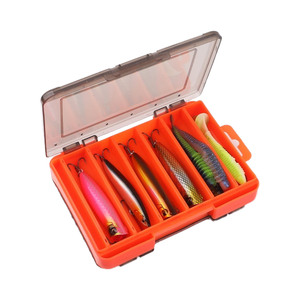 Portable Double-Sided Plastic Hard <strong>Bait</strong> <strong>Box</strong> for Fishing Lake Includes Minnow Pencil Lure Fish Lure Tool Storage Accessories PP - Product Image 3