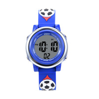 Montre numérique sportive haut de gamme de qualité supérieure pour enfants garçons âgés de 3 à 15 ans, résistante à l'eau 3 BAR, affichage LED, alarme lumineuse