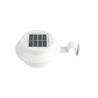 Lampe solaire LED pour l'extérieur, résistante à la pluie, avec panneau solaire, matériau ABS, durée d'éclairage de 6 à 12 heures