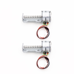 Moteur pas à pas linéaire à aimant permanent <span class=keywords><strong>QQ</strong></span> DC 5V avec vis mère, écrou, rails de guidage et course de 20 mm – Micro-moteur pas à pas linéaire - Product Image 2