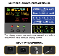 Onduleur interactif en ligne à onde sinusoïdale simulée, régulateur de tension automatique (AVR), OEM ODM, 450VA 650VA 850VA 1000VA, batterie au plomb, produit phare du Bangladesh