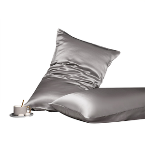 Vente en gros 19mm 100% soie taie d'oreiller housse fermeture éclair taie d'oreiller avec masque pour les yeux Technics tissé - Product Image 5