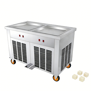 Ice Cream <b>Roll</b> Machine Mini Compact For Boutique Cafe Space Saving Design Quiet Operation Ideal Stir Fried Ice Cream Machine - Product Image 3