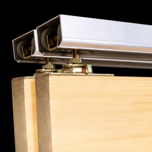 WEKIS, los más vendidos: Kits de marco de puerta corredera de acero y aleación de aluminio modernos, herrajes para puertas correderas interiores tipo granero, puertas de cocina. - Product Image 6