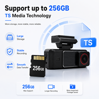 Caméra embarquée FYDZ 4K+2K WiFi APP avec écran IPS 3,2 pouces, commande vocale IA, capture photo, vision nocturne, enregistrement en boucle, design discret, 256 Go