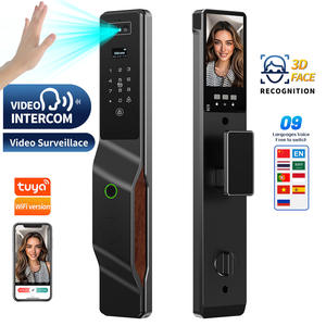 ハンデイリー新型掌静脈認証ビデオ通話スマートロック（カメラ、顔認証、指紋、カード、Tuya対応） - Product Image 1