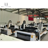 Máquina de Corte Láser de Fibra de Doble Uso de Alta Calidad con Control CNC y Sistema de Enfriamiento por Agua, Larga Vida Útil, Precio Directo de Fábrica
