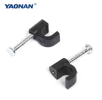 Support de câble en PE durable de 7 mm à fixation par clou pour une gestion sécurisée des câbles électriques en construction – Vente en gros