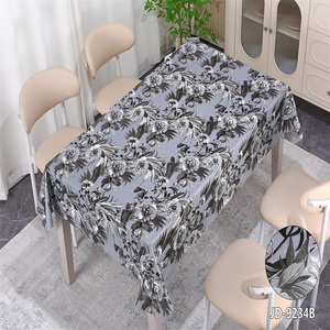 Boen in hoa PVC Khăn trải bàn bền nhựa bìa cho Nhà Bên khách sạn sống hình chữ nhật in hoa văn - Product Image 3