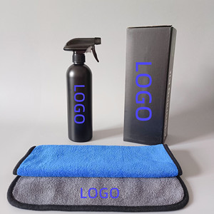 Pulvérisateur à pompe pour le detailing automobile, personnalisable, 16 oz, 500 ml, <span class=keywords><strong>noir</strong></span> mat, HDPE, finition satinée, cire pour polir - Product Image 4