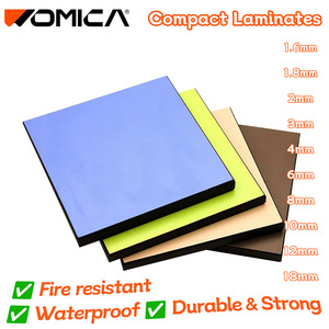 Porte <span class=keywords><strong>de</strong></span> séparation <span class=keywords><strong>de</strong></span> toilettes Womica <span class=keywords><strong>de</strong></span> haute qualité, panneau ignifuge en stratifié Formica 4'*8', stratifié compact - Product Image 1