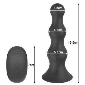 جهاز تدليك البروستاتا للرجال قابل للنفخ مع تحكم عن بعد لاسلكي، خرزات توسيع شرجية كبيرة قابلة للنفخ، هزاز شرجي، ألعاب جنسية - Product Image 3