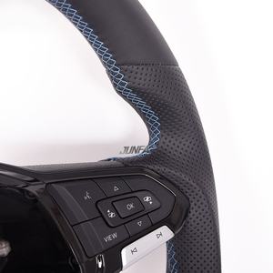 Volante de fibra de carbono rojo personalizado privado para Volkswagen Golf 8 Dsg Mk5 Gti/para todos los modelos de automóviles - Product Image 6