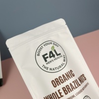 Fabrieksgemaakte op maat gemaakte ritssluitende zak voor gedroogd fruit, pinda's, walnoten, Braziliaanse noten, gemengde cashewnoten, verpakking, staande zak