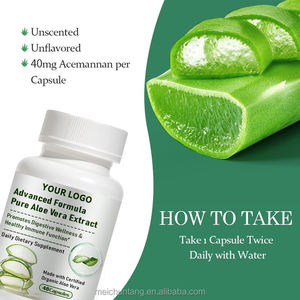 Konsentrat tinggi lidah buaya murni beku bubuk kering suplemen kapsul lidah buaya mendukung keseluruhan kesejahteraan - Product Image 6