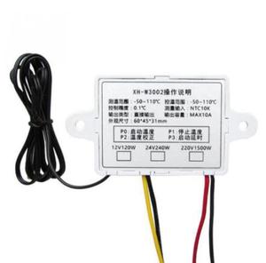 Controlador de temperatura LED Digital profesional, 12V, 24V, 220V, W3002, regulador de termostato 10A, XH-W3002 - Product Image 5