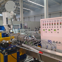 Système de refroidissement par eau avec conduite en PVC certifiée ISO, machine d'extrusion de tubes en PVC, tube en PVC spiralé renforcé
