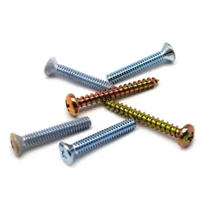 yellow zinc plated Carriage Bolt screw Alloys Round head Tiantilum Bolts fastener