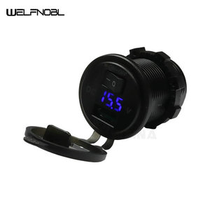 Interrupteur USB simple marche/arrêt 36W en PC ignifuge avec affichage voltmètre étanche pour véhicule commercial – Vente en gros - Product Image 2
