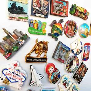 Comercio Electrónico Transfronterizo, Venta al por Mayor de Artículos de Origen Directo, Pegatinas Magnéticas para Refrigerador, Modelo World 05, Recuerdos de Viaje, Europa, América - Product Image 3