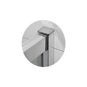 Paroi <span class=keywords><strong>de</strong></span> <span class=keywords><strong>douche</strong></span> en verre trempé, design moderne minimaliste, porte coulissante en forme d'arc, <span class=keywords><strong>cabine</strong></span> <span class=keywords><strong>de</strong></span> <span class=keywords><strong>douche</strong></span> - Product Image 4