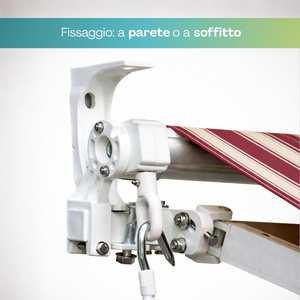 Toldo Manual Sangiorgio 300x200 cm con Brazos Extensibles, Inclinación de 35 Grados, para Uso en Exteriores - Product Image 3