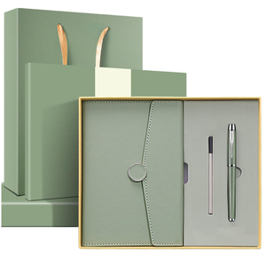 Factory <span class=keywords><strong>Promotion</strong></span> Hochwertiges A5 Softcover Journal Notebook-Set mit Stift und Box - Product Image 1