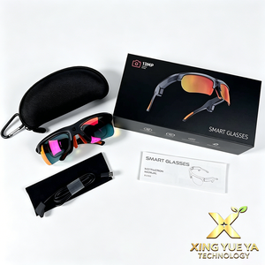 Lunettes intelligentes V8 13MP avec stabilisation EIS, enregistrement vidéo, enregistrement audio, appels BT, lecture de musique, lunettes de cyclisme pour extérieur - Product Image 1