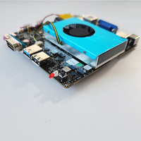 Super petite carte mère 12*12cm Intel Celeron Dual Core CPU N2840 X86 Rs232 HD VGA RJ45 LAN Mini Nano itx carte mère avec ventilateur