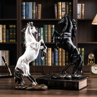 Nouveaux ornements chinois Feng Shui, Douze animaux du zodiaque, Arrivée de la prospérité (Chevaux), Cadeaux de décoration pour la maison et le bureau