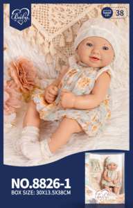 Fabricant professionnel de poupées reborn réalistes en vinyle souple et silicone de 38 cm, jouet thérapeutique pour nouveau-né, cadeau - Product Image 4