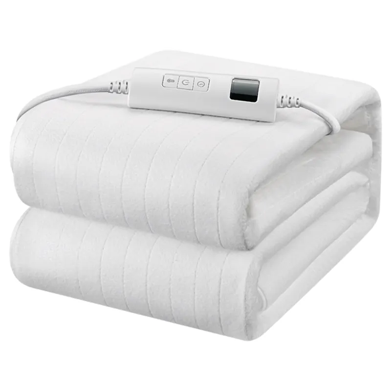 Selimut listrik pemanas lebih tebal, penghangat tubuh ganda 150*180cm selimut panas termostat selimut pemanas listrik