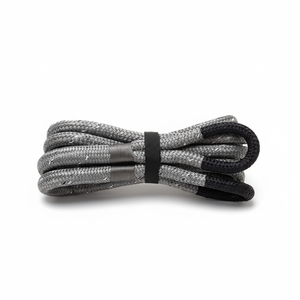 Outils d'urgence pour l'extérieur, sangle de remorquage en nylon/polyester + métal épaisse pour véhicule, camion, remorque, assistance, noir/Hyropes - Product Image 6