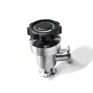 Su KF16 CF körük izolasyon Solenoid vakum için PTFE sızdırmazlık ile manuel sağ açı paslanmaz çelik sineklik vana - Product Image 1