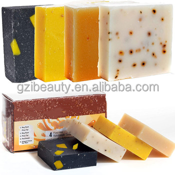 ODM/OEM Charcoal Handmade Body Facial Cleansing Toilet Soap Skin Care 3.4oz Natural Organic Charcoal Acne Removal Bath Soap