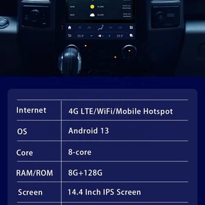 วิทยุติดรถยนต์ระบบ Android 13 ขนาด 14.4 นิ้ว สำหรับรถยนต์ Ford F150 ปี 2015-2024 พร้อมระบบนำทาง GPS เครื่องเล่นมัลติมีเดีย วิดีโอ รองรับ Wireless Carplay ชิปประมวลผล Qualcomm - Product Image 5