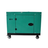 12 kW 15 KVA dreiphasiger leiser schalldichter Windhaldach mit Luftkühlung tragbarer Dieselgenerator-Generator-Set