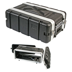 2U 4U 6U 8U 10U 12U 8 "17" 19 "profondità <span class=keywords><strong>ABS</strong></span> Rack Flight Road custodia in plastica con ruote ruote maniglia - Product Image 2