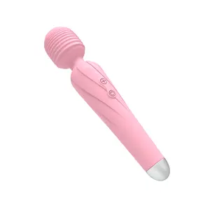 Fournitures pour adultes chaudes vibrateur bâton de massage électrique rechargeable clitoris féminin auto-consolation av vibrateur sex toys produits