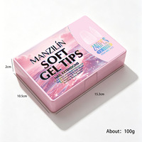 240 faux ongles en gel souple ultra-minces mats, courts, en forme d'amande, de cercueil ou de stiletto, avec lignes auxiliaires, sans trace, pour salon et DIY