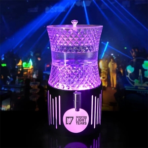 Tour de bière lumineuse à LED Distributeur de boissons Tour de boissons 3L <span class=keywords><strong>4L</strong></span> Bar Nightclub Distributeur de bière Champagne Vin Seau à glace - Product Image 4